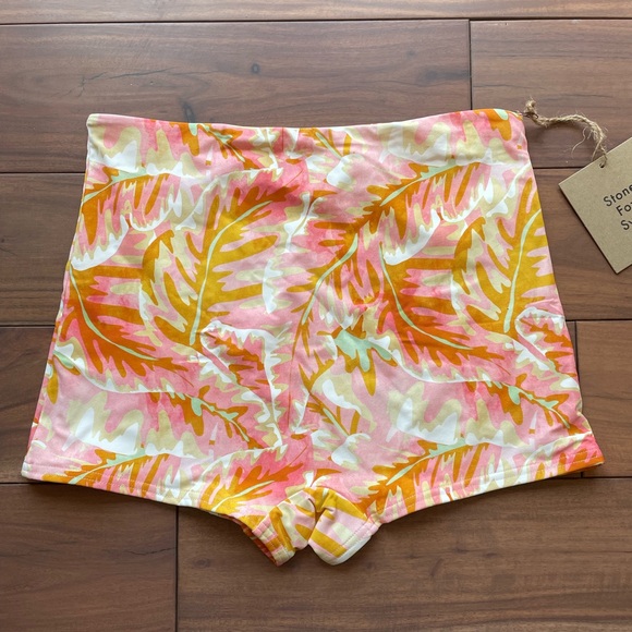 Stone Fox Swim Rio Swim Bottom Hot Tropix Size L - Picture 2 of 10